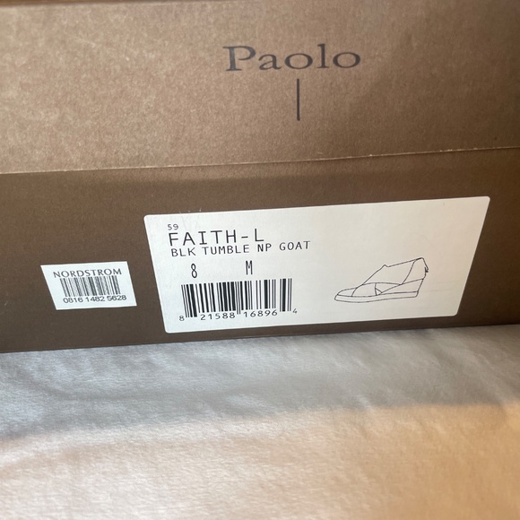 Linea Paolo Women’s Black Wedge Sneakers - Picture 4 of 7